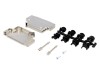ENCITECH Carcasa Conector D-Sub 37pin HD 62pin, Metal, Ecranat, 45 Grade