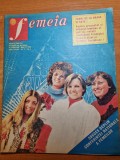 Revista femeia martie 1985-art. orasul sacele,cluj napoca si zalau