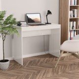 vidaXL Birou, alb foarte lucios, 90 x 40 x 72 cm, PAL