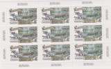 BELARUS 1999 EUROPA CEPT -REZERVATII -FAUNA Serie 2 timbre in 2 coali de 9 MNH**