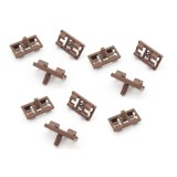 Set 10 clips garnituri Bmw X5 (E53), fata+spate; inferior fitting, garnitura usa