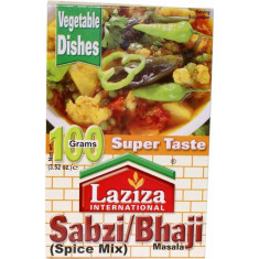 LAZIZA Sabzi/Bhujia Masala (Condiment pentru Legume) 100g