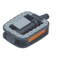 Pedale City PP (polipropilena) + TPR antiderapant, cos cu bile, ax otel tratat cu bor