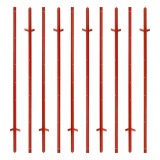 St&acirc;lp din oțel cornier 25 &times; 25&nbsp;mm, 165&nbsp;cm, 10&nbsp;buc.