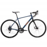 Bicicletă de șosea RC 120 Disc Albastru-Portocaliu, Triban