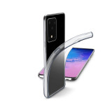 Cumpara ieftin Husa Cover Cellularline Silicon slim pentru Samsung Galaxy S20 Ultra Transparent
