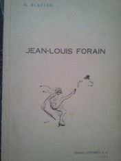 H. Blazian - Jean-Louis Forain (Editia: 1931) foto