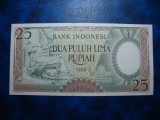 INDONEZIA 25 RUPII 1958 UNC