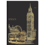 Caiet A5 capsat, 52 file dictando, 70g/mp, design folio