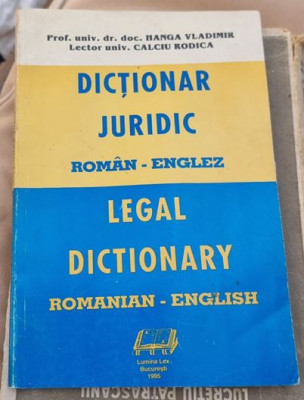 Vladimir Hanga - Dictionar Juridic Roman-Englez foto