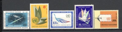 O.N.U.New York.1963 Posta aeriana SN.321 foto