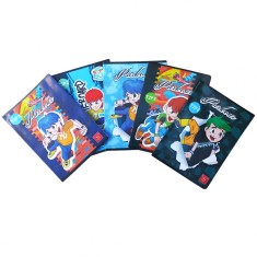 Set de 5 Caiete Tip 1, Linomag&reg;, Pentru scolari si profesori, Modele pentru baieti, A5, 24 FILE, 70gm&sup2;, Multicolor