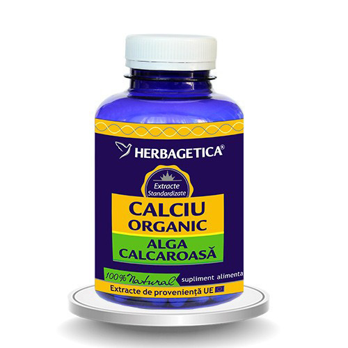 Calciu Organic, 120cps, Herbagetica