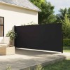 VidaXL Copertină laterală retractabilă, negru, 160 x 600 cm 4004519