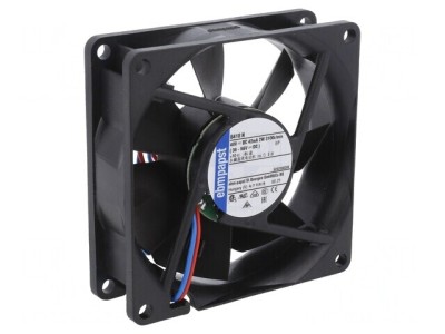 Ventilator Axial 48VDC 80x80x25mm 69m3/h 32dBA foto