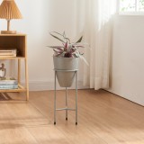 Blumenst&auml;nder Asten 40,5x16 cm Grau [en.casa] HausGarden Leisure