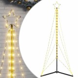 Cumpara ieftin Pom de Craciun LED 363 LED-uri Alb Cald 182 cm