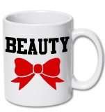 Cana alba personalizata &quot; The Beauty &quot;, INOVATIX&reg;. 330ml