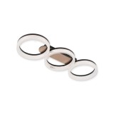 Cumpara ieftin Lustră LED Klausen Sunset PL3 70cm Auriu Transparent Modernă Plafonieră 30W CCT Reglabilă Alb Cald Neutru Rece Iluminat Interior Sofisticat 3 Ani