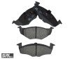 Placute frana Seat Arosa (6h); Skoda Fabia 2 5J, Fabia 1 (6y2); Vw Fox (5z1, 5z3), Lupo (6x1, 6e1), Polo (6n1/ 6n2), Polo (9n), Polo Classic (6kv2),