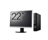 Pachet Calculator Second Hand DELL OptiPlex 3090 Mini PC, Intel Core i3-10105T 3.00 - 3.90GHz, 8GB DDR4, 256GB SSD + Monitor 22&amp;quot; NewTechnology Me