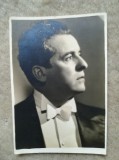 Foto MIRCEA LAZAR 1940 Opera Romana Bucuresti semnatura 8,5 x 6 cm Prim Tenor