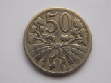 50 HALERU 1922 CEHOSLOVACIA, Europa