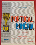 Program meci fotbal PORTUGALIA - ROMANIA (27.10.1968)