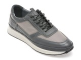 Cumpara ieftin Pantofi sport BITE THE BULLET gri, SY330, din piele naturala