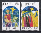 Islanda 1989 - Crăciun - Picturi, MNH