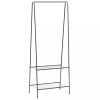 VidaXL Cuier de haine, 59 x 35 x 150 cm, negru