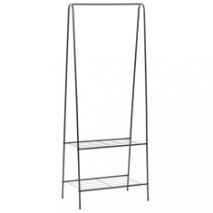 vidaXL Cuier de haine, 59 x 35 x 150 cm, negru