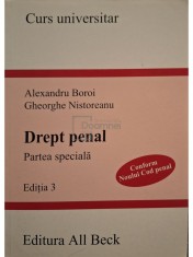 Alexandru Boroi - Drept penal - Partea speciala, editia 3 (Editia: 2005) foto