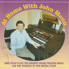 CD John Mann ‎– At Home With John Mann, original, jazz