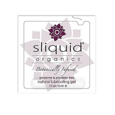 Lubrifianti - Sliquid Organic Gel Natural Lubrifiant Gros - pliculet 5ml foto