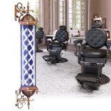 Barber pol barbier barber plafond cu lampă 120cm