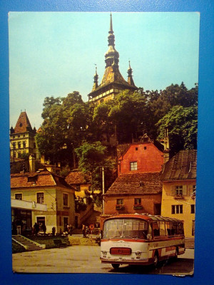 Carte Postala - Romania - Sighisoara - Vedere spre cetate &amp;quot;CP155&amp;quot; foto