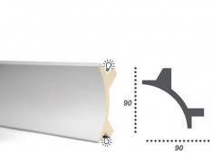 Profil pentru banda LED din poliuretan KF703 (2.44m) foto