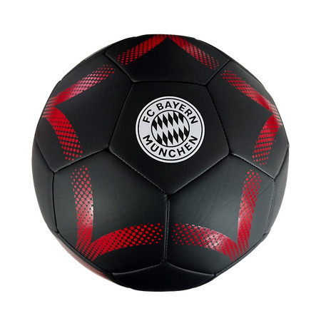 Bayern M&uuml;nchen balon de fotbal black - dimensiune 5