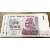 (ORIX) Zinbabwe 1 dolar dollars 2007