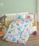 Cumpara ieftin Lenjerie pentru pătuț de copii Clasy Dinoland