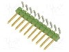 Conector 10 pini, seria AMPMODU MOD II, pas pini 2.54mm, TE Connectivity - 1-825437-0