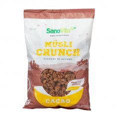 Musli Crunch cu Cacao Sano Vita 500g, Musli, Musli Sano Vita, Musli Sano Vita Crunch, Cereale Musli, Musli Cereale, Cereale Musli Sano Vita, Musli San