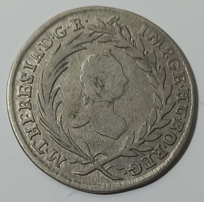 Maria Theresia, 10 Kreuzer 1755, Ag. foto