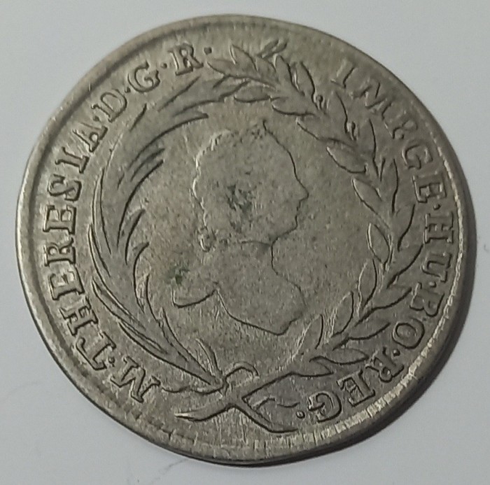 Maria Theresia, 10 Kreuzer 1755, Ag.