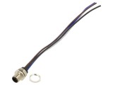 Conector M12 tată 4 pini 16A 63V IP67 drept cu cablu Lutronic