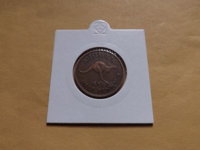 Australia Half Penny 1943 ( Monetaria Melbourne ) foto