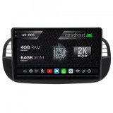 Navigatie 2K Fiat 500 (2007-2014), Android OS, S-Quadcore 4GB RAM + 64GB ROM, 9.5 Inch - AD-BGS90042K+AD-BGRKIT362V3