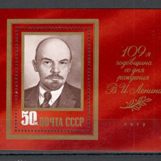 U.R.S.S.1979 109 ani nastere V.I.Lenin-Bl. MU.612