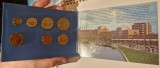 Set Monede Olanda Netherlands 1988, 6 monede si un jeton, Europa